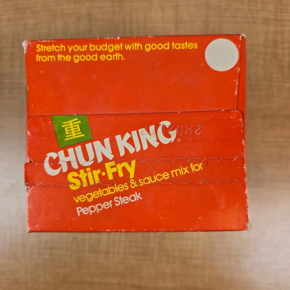 Chun King Stir Fry Kit VINTAGE for display nostalgia 29.75oz Del Monte 1984